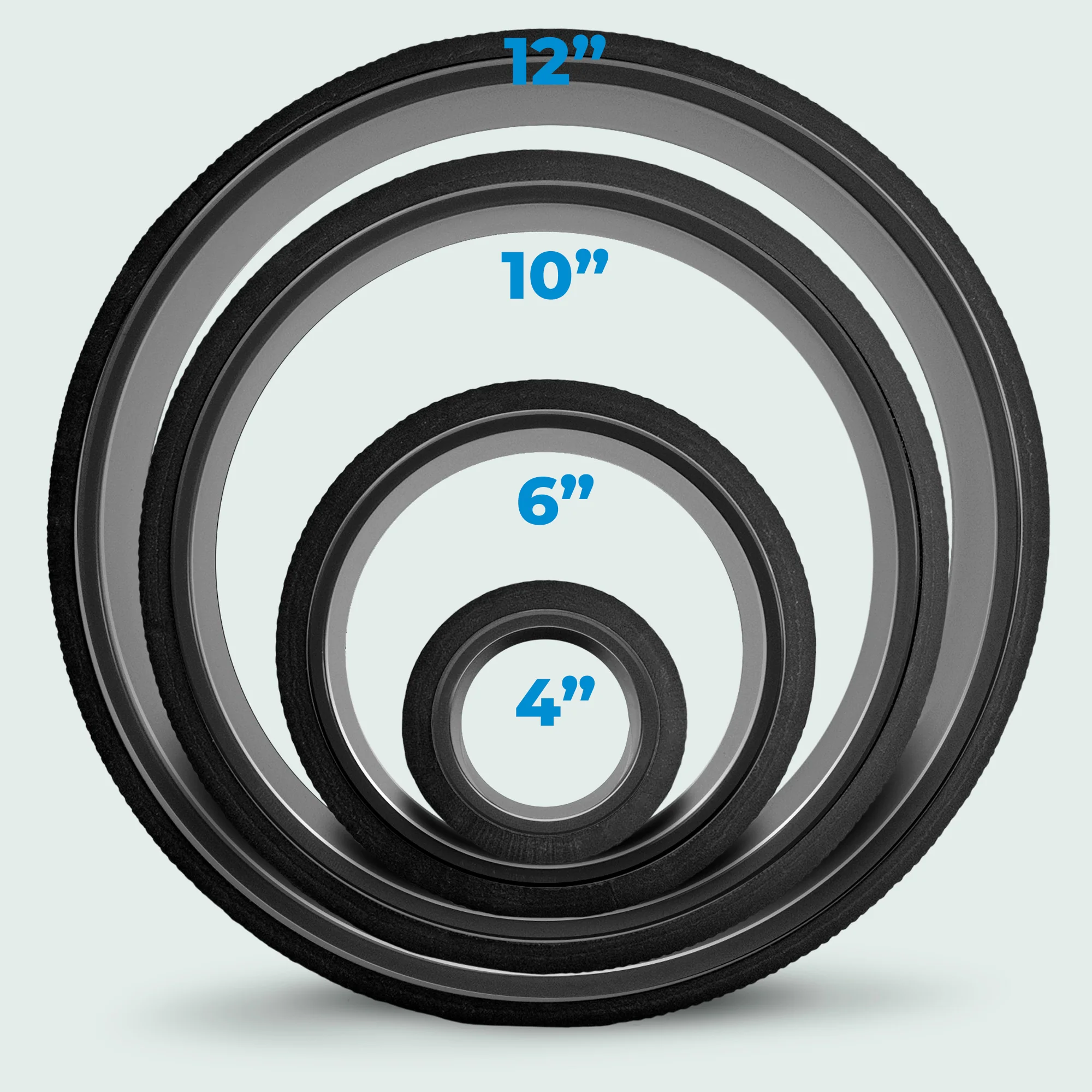 Chirp Wheel+ 4-Pack - Black