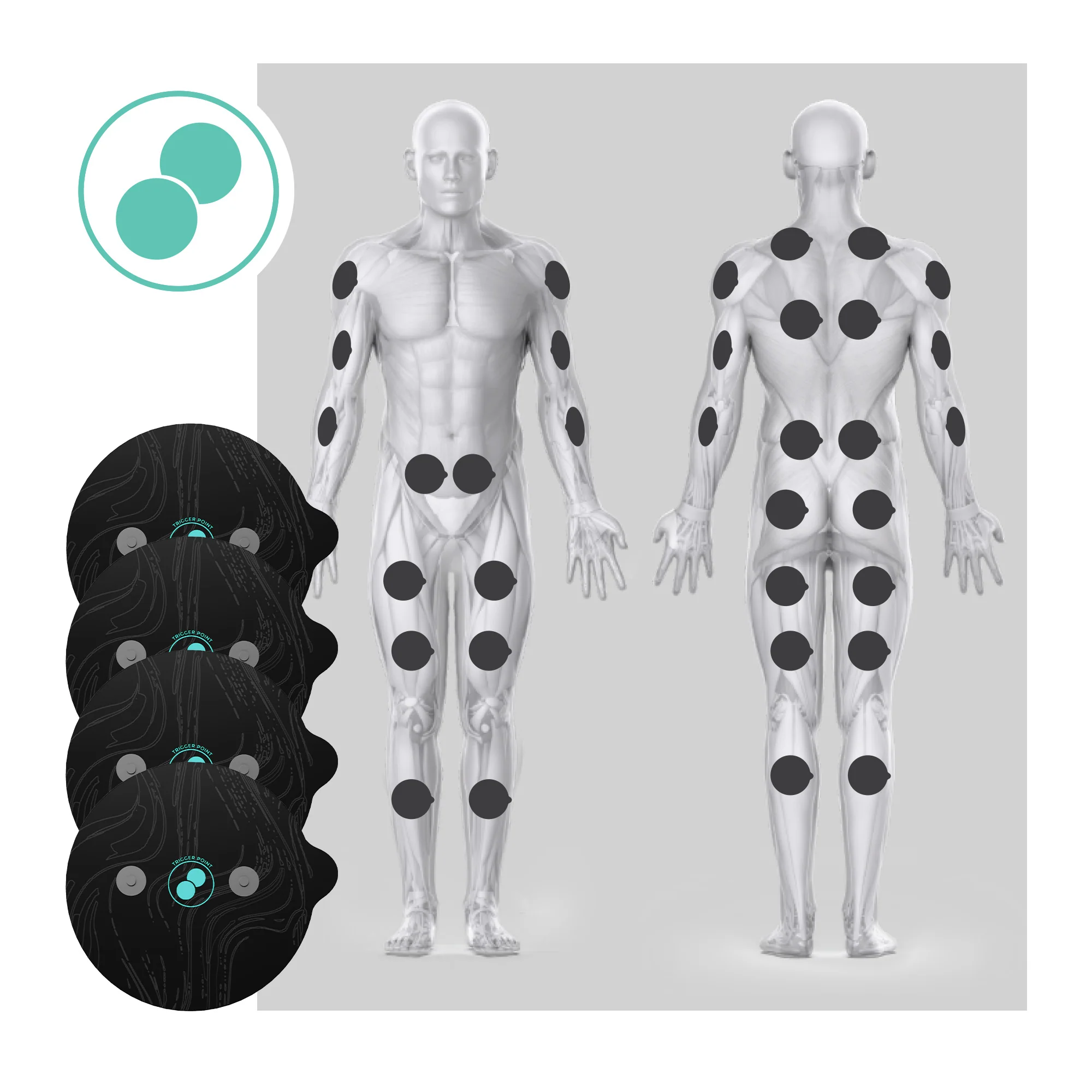 Halo Trigger Point Pad Set 3-Pack